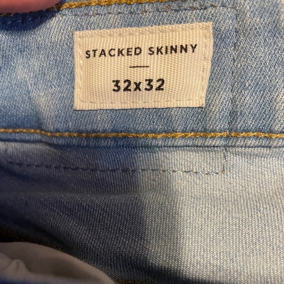 Pacsun Light Wash Straight Leg Stacked Skinny Size 32X32 - Picture 6 of 8